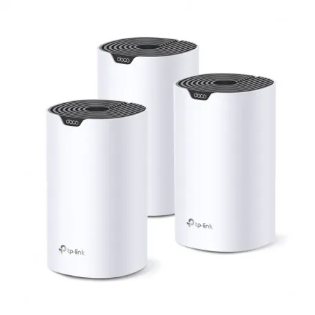 TP- Link AC1900 Deco S7 (3-pack) Mesh Wi-Fi, Dual-Band, 600 Mbps/1300 Mbps (2.4GHz/5GHz), 3×LAN, 3×interna antena, Deco App - Umag