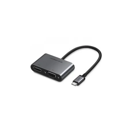 ugreen adapter usb-c na hdmi, vga sa pd, sivi - slika 1
