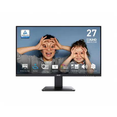 monitor msi pro mp273u / 27" / uhd / ips / 60hz / 4ms (gtg) / black - slika 1