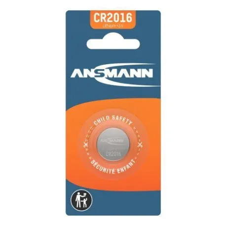 Ansmann Lithium Coin cell CR2016 1pcs blister packaging - Umag