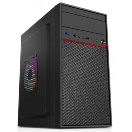 NaviaTec S170-10 Mini Tower mATX PC Case 2x USB2.0, 1x USB3.0, No PSU - Umag
