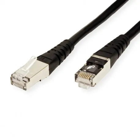 Roline S/FTP (PiMF) Cat.6 mrežni kabel oklopljeni, 0.5m, crni - Umag