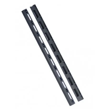 naviatec cable management vertical 47u (1 pair), black - slika 1