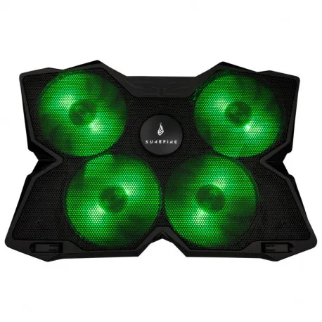 SureFire Bora Gaming podloga za hlađenje prijenosnika do 17", USB, zeleni LED - Umag