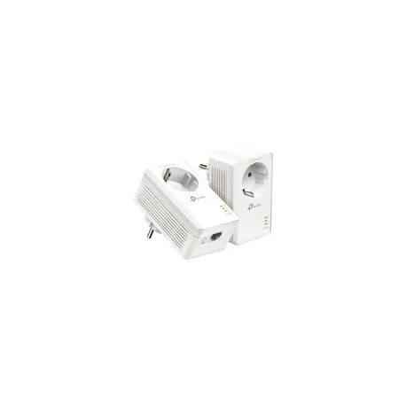 TP-Link AV1000 Passthrough Powerline KIT, Broadcom, 1 Gigabit Ports, 1000Mbps Powerline, HomePlug A - Umag