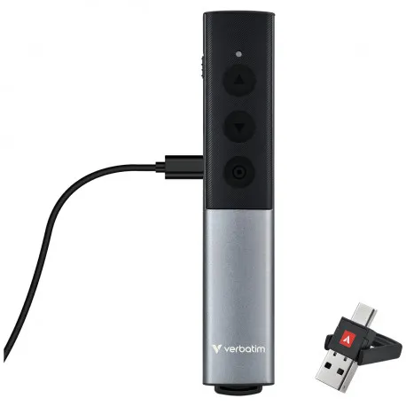 verbatim agenda bežični prezenter wireless presenter with red laser pointer - slika 1