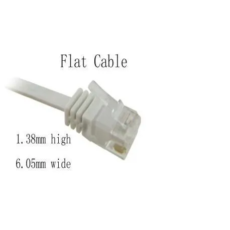 naviatec cat6 patch cable flat, copper 15m - slika 1