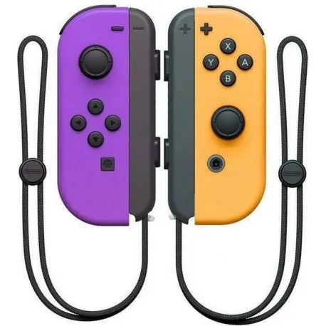 switch joy-con pair neon purple/neon orange - slika 1