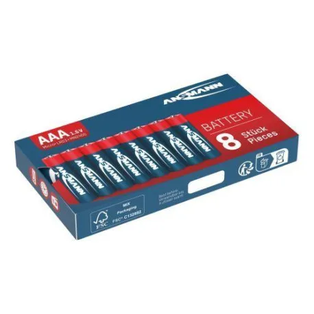 Ansmann Alkaline Battery AAA LR03 8 pcs. cardboard box - Umag