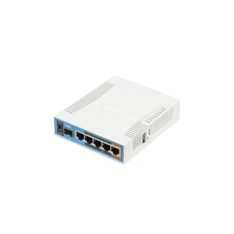 mikrotik rb962uigs-5hact2hnt, hap ac 720mhz cpu, 128mb ram, 5×g-lan, (2.4ghz/5ghz) 802.11b/g/n/ac, 3 chain, integrire antene, - slika 1