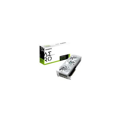 GIGABYTE Video Card NVIDIA GeForce RTX 5070 AERO OC 12G (12GB GDDR7/192bit, PCI-E 5.0, Recommended P - Umag