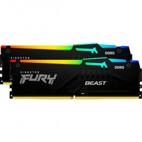 Kingston Fury Beast Black RGB 64GB (2x32GB) DDR5 6000 MHz - Umag
