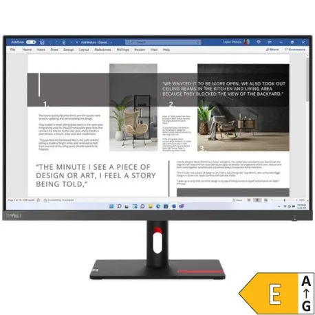 monitor lenovo thinkvision s27i-30 27" / wled / ips / 100hz / 4ms (black) - slika 1