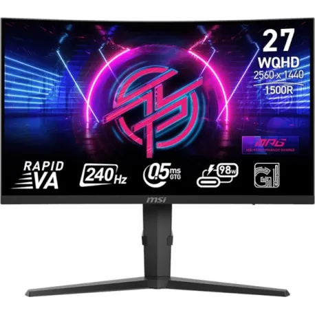 monitor msi mpg 275cqrxf / 27" / wqhd / 240hz / 0.5ms (gtg) / curved / black - slika 1
