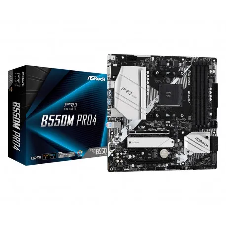 asrock amd am4 b550m pro4 - slika 1