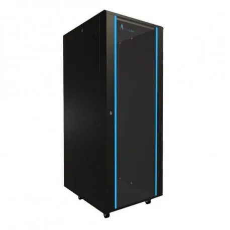 Extralink Floor Cabinet 42U, 800x1000, Black - Umag