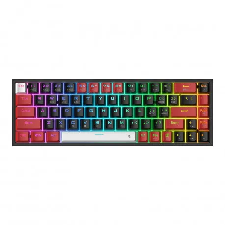 Keyboard - Redragon Castor K631rgb Pro Wired/wireless/bt Mechanical Red Switch - Umag
