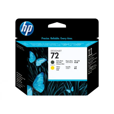 hp 72 printhead black matte and yellow - slika 1
