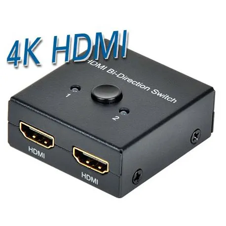 transmedia hdmi 4k bidirectional splitter switch - slika 1