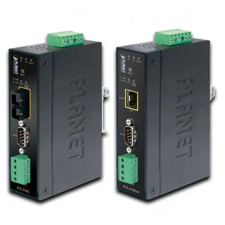 Planet Industrial RS-232 to 100Base-FX Open slot Media Converter (Fiber, Vary on SFP module) (-40~75) - Umag