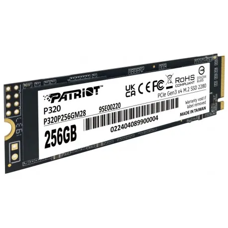 Patriot SSD P320 R2200/W1200, 256GB, M.2 NVMe - Umag