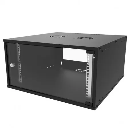 canovate 19" 7u 600x600x355 eco soho zidni ormar, crni (wc1s-9-0766f) - slika 1