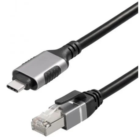 transmedia ethernet cable cat6 f utp usb c to rj45, 1m - slika 1