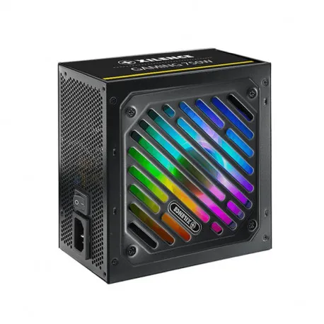 xilence 750w gaming, atx 2.52v 80+ gold, aktivan pfc, 3×pcie, 6×sata, 20+4 pina, 120mm argb ventilator, crno - slika 1