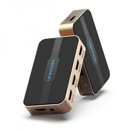 Vention HDMI Switch 5 In 1 Out Gold - Umag