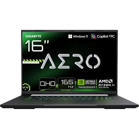 (refurbished) Gigabyte Aero X16 2WHA3CHC64AP / Ryzen 9 / RAM 32 GB / SSD Pogon / 16,0" WQXGA - Umag