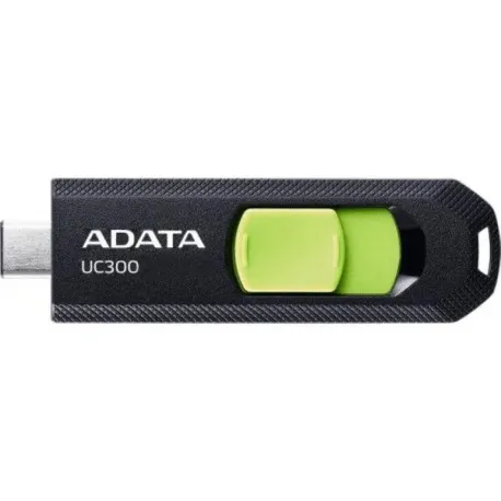 adata uc300, 64gb, usb type-c crno-zeleni - slika 1