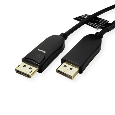 Roline VALUE DisplayPort kabel v1.4 (AOC), M/M, 20m, crni - Umag