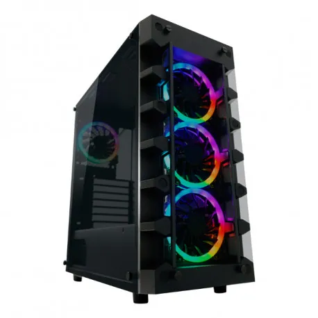 lc-power 709b -solar system, rgb, crno bez nap. - slika 1