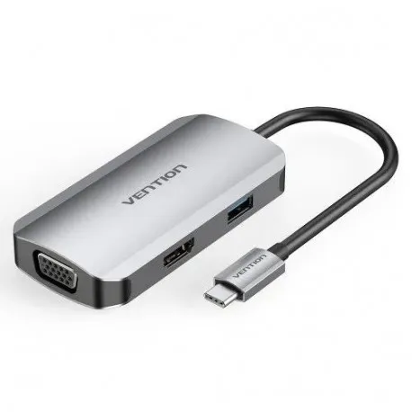 Vention USB-C to HDMI VGA USB 3.0 PD Docking Station 0,15m - Umag