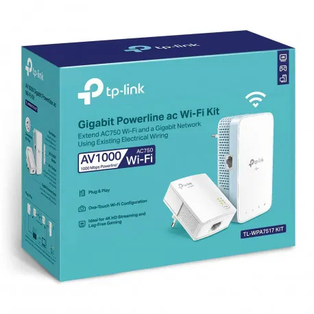 tp-link tl-wpa7517, av1000 gb powerline ac wi-fi - slika 1