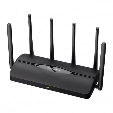 mercusys be3600 bežični usmjerivač (duali-band wi-fi 7 router) 688mbps/5760mbps (2.4ghz/5ghz), 802.11be/ax/ac/a/b/g/n, 3×g-la - slika 1
