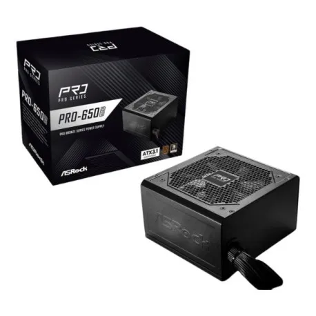 ASRock PSU PRO Series PRO-650B, 650W, 80 Bronze - Umag