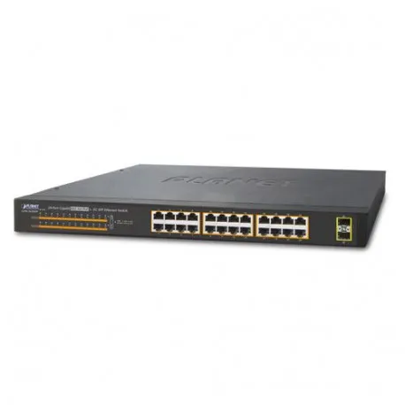 Planet Unmanaged 24-Port 1GbE HP PoE (220W) 2x SFP slots Switch - Umag