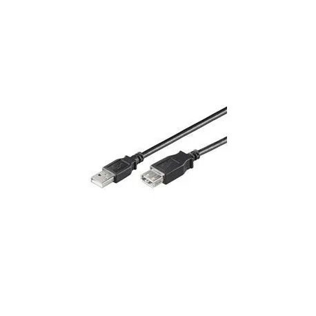 NaviaTec USB 3.0 A muški na A ženski kabel, 3m, crni - Umag