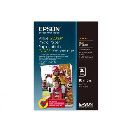 epson value photo paper 10x15cm 20 sheet - slika 1