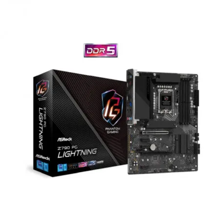 asrock mb z790 pg lightning, s.1700, 4×ddr5/7200+(oc), pcie 5.0, usb-c, hdmi, atx - slika 1