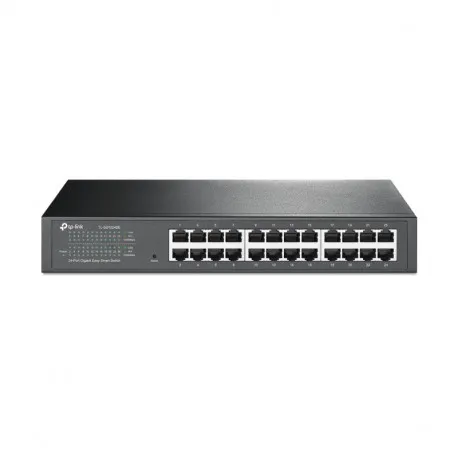 tp-link 24-port gigabit easy smart preklopnik (switch), 24×10/100/1000m rj45 ports, 1u 13" - slika 1