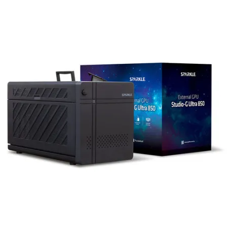 Zunanje ohišje za grafično kartico Sparkle Studio-G 850 Ultra, 850W, eGPU, Thunderbolt 5, črno - Umag