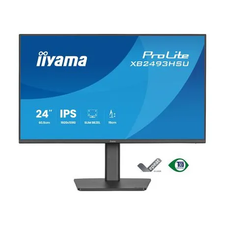IIYAMA 24" XB2493HSU-B1 FHD (1920x1080) IPS Pivot, 16:9, 350 cd/m2, 1500:1, 120Hz, 1ms, HDMI, DP, USBx2, zvučnici - Umag