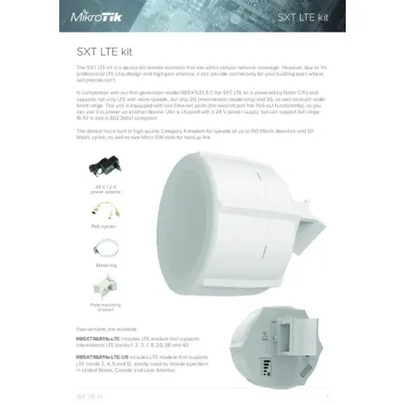 MikroTik SXTR R11e-LTE7, SXT LTE7 kit, RouterOS L3 - Umag