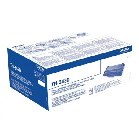 BROTHER TN3430 Toner Cartridge Black - Umag