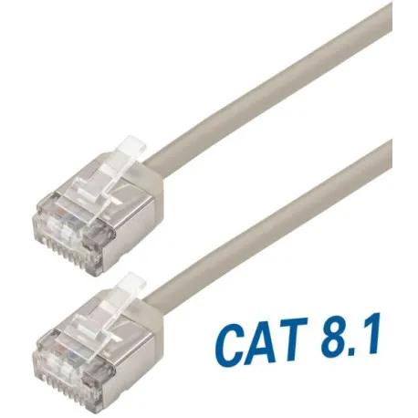 transmedia cat8.1 thin flexible u ftp patch cable, 3m - slika 1
