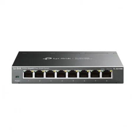 tp-link 8-port gigabit easy smart preklopnik (switch), 8×10/100/1000m rj45 ports, metalno kućište - slika 1