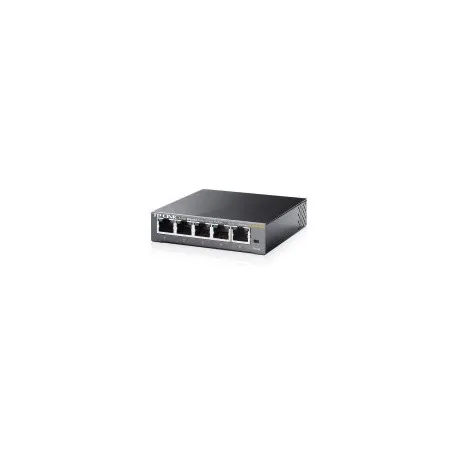 TP-Link TL-SG105E 5-Port Gigabit Desktop Easy Smart Switch, 5 10/100/1000Mbps RJ45 ports, MTU/Port/T - Umag