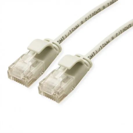 roline utp data center mrežni kabel, cat.6a (class ea), lsoh, slim, sivi, 0.15m - slika 1